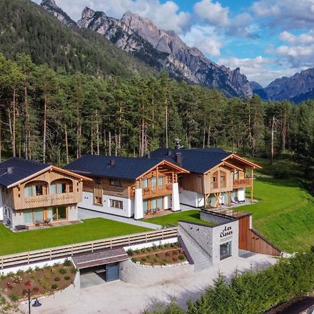 Les Ciases Chalets Dolomites St. Vigil Exterior foto