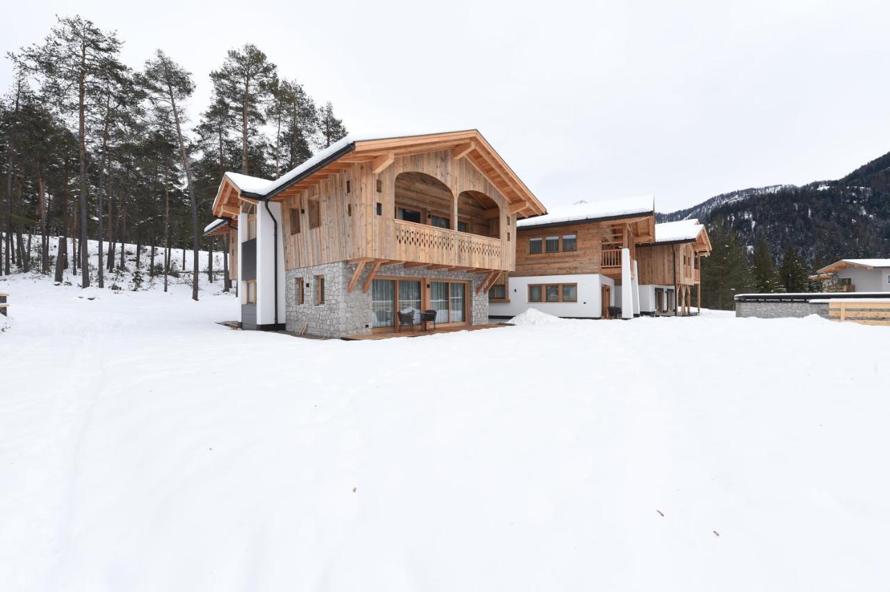 Les Ciases Chalets Dolomites St. Vigil Exterior foto