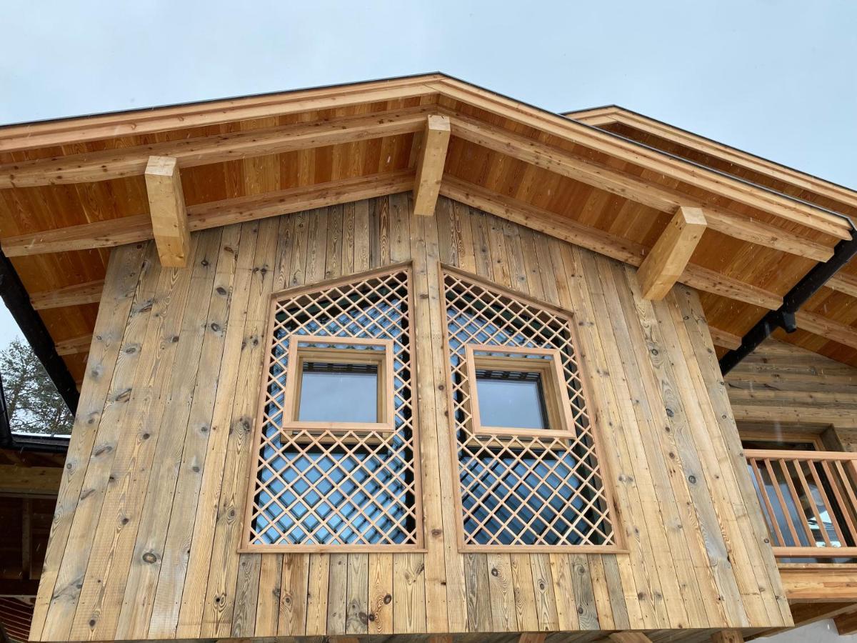Les Ciases Chalets Dolomites St. Vigil Exterior foto
