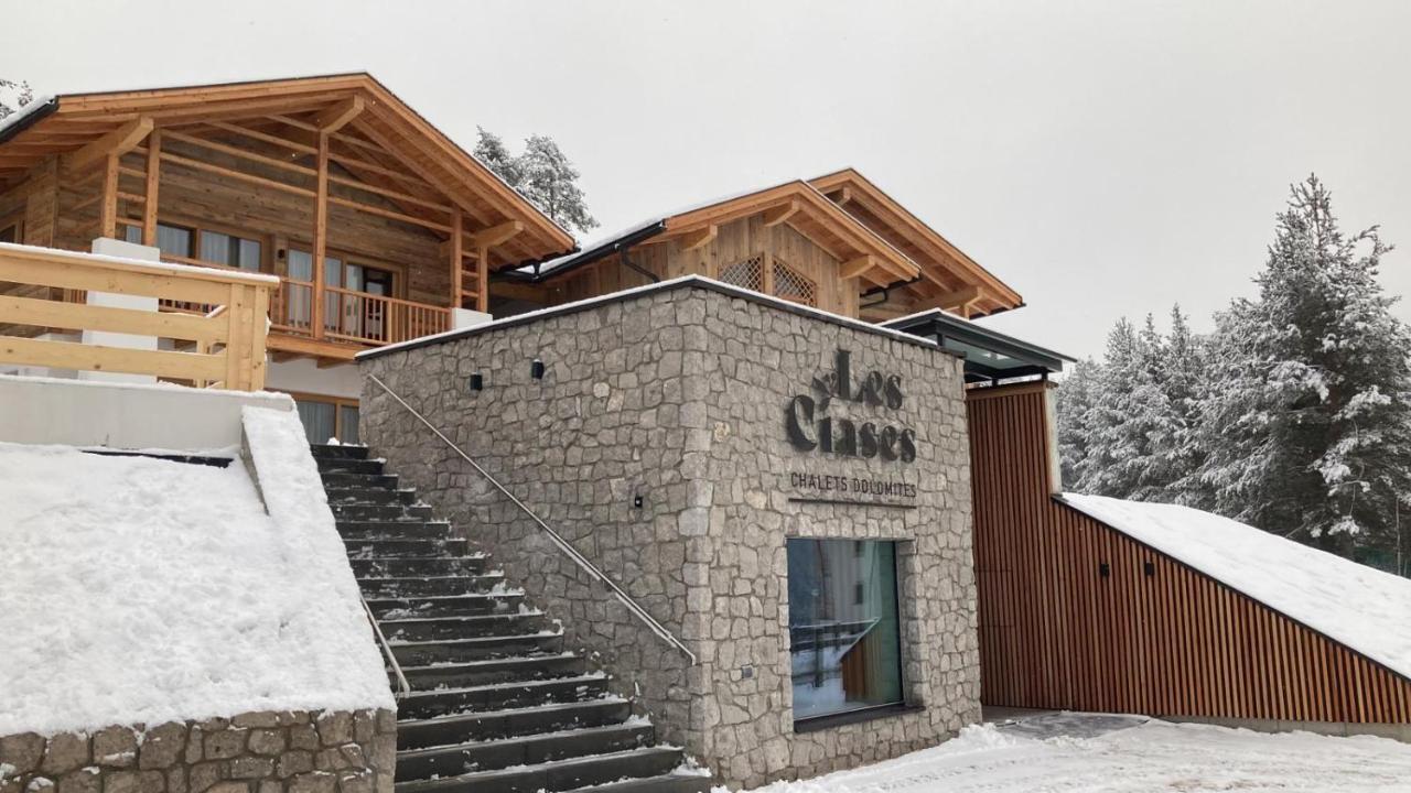 Les Ciases Chalets Dolomites St. Vigil Exterior foto