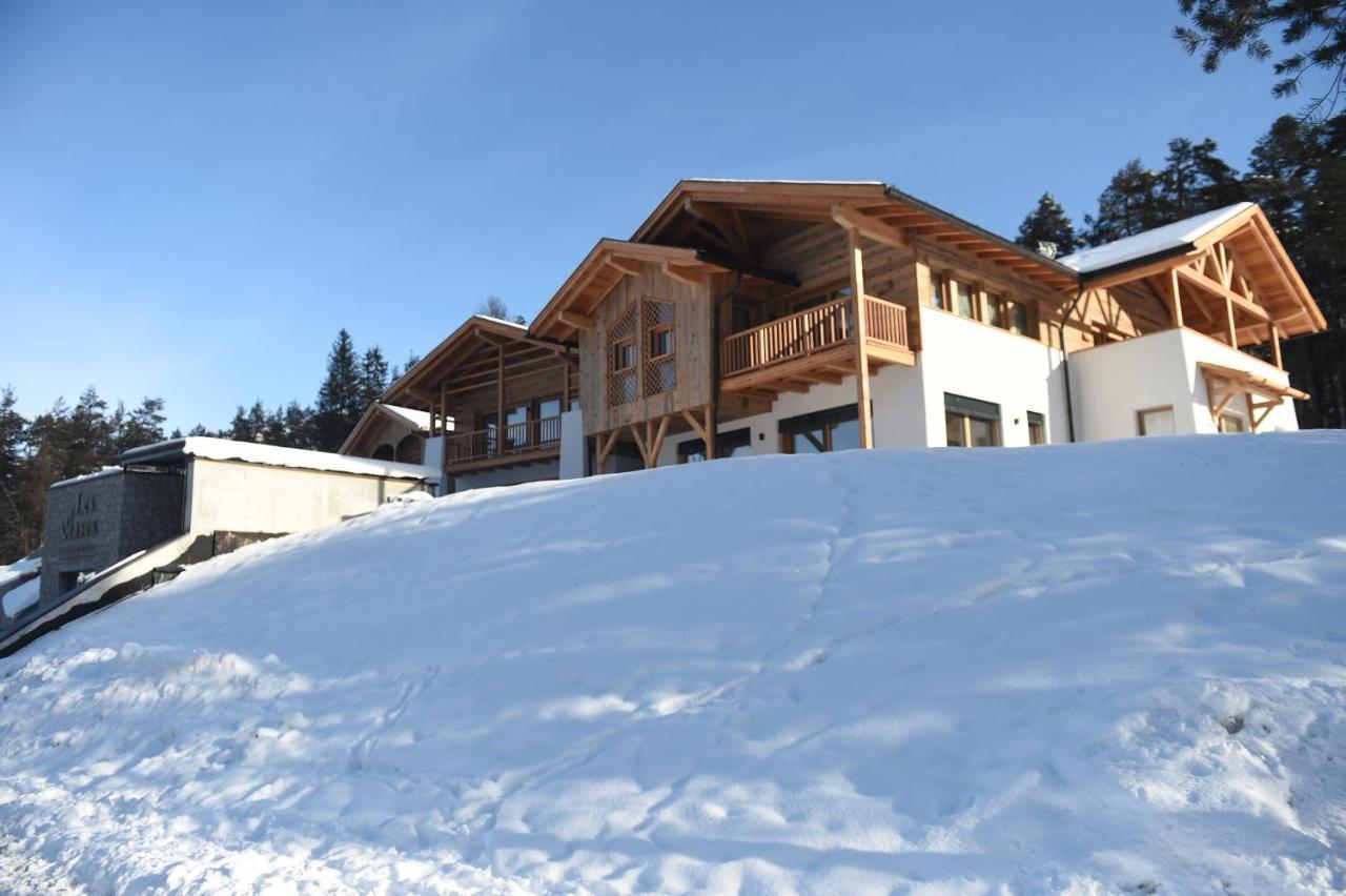 Les Ciases Chalets Dolomites St. Vigil Exterior foto