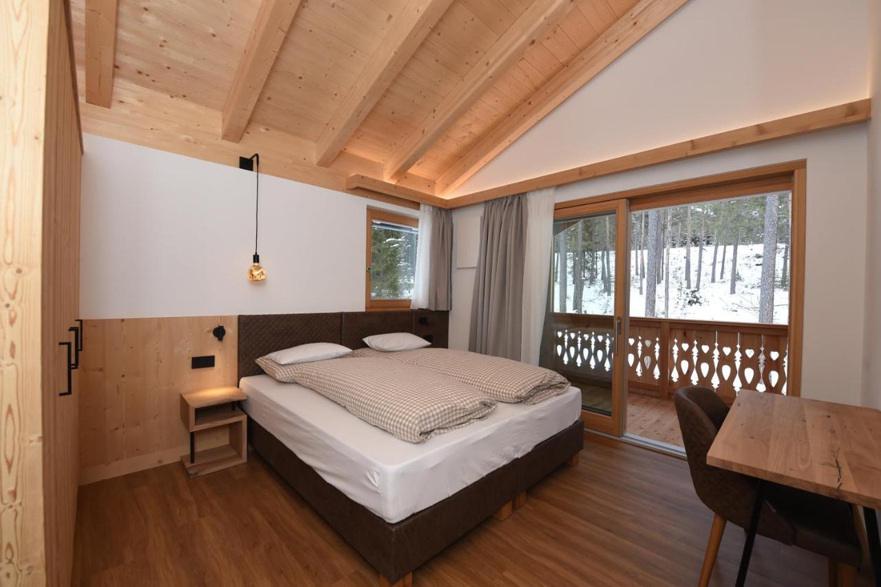 Les Ciases Chalets Dolomites St. Vigil Exterior foto
