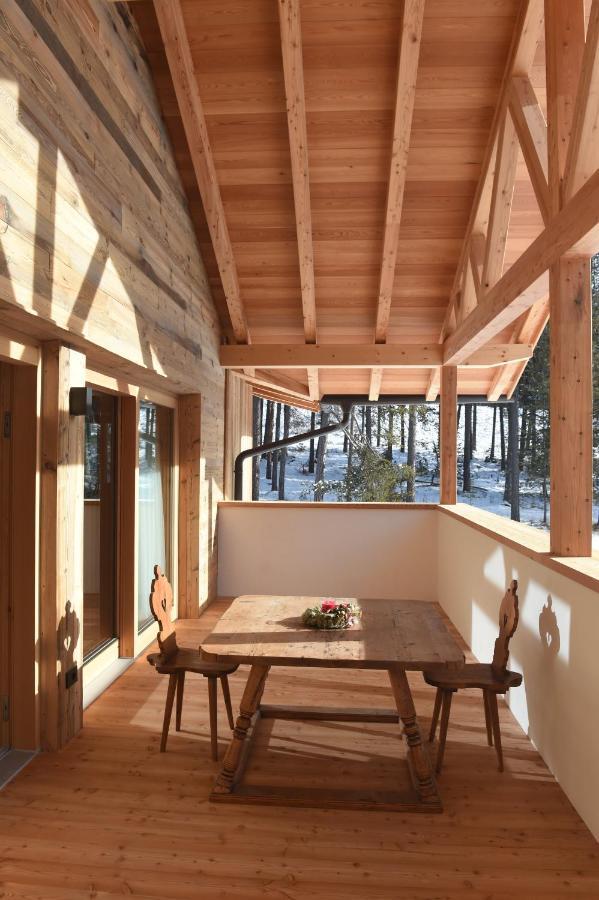 Les Ciases Chalets Dolomites St. Vigil Exterior foto