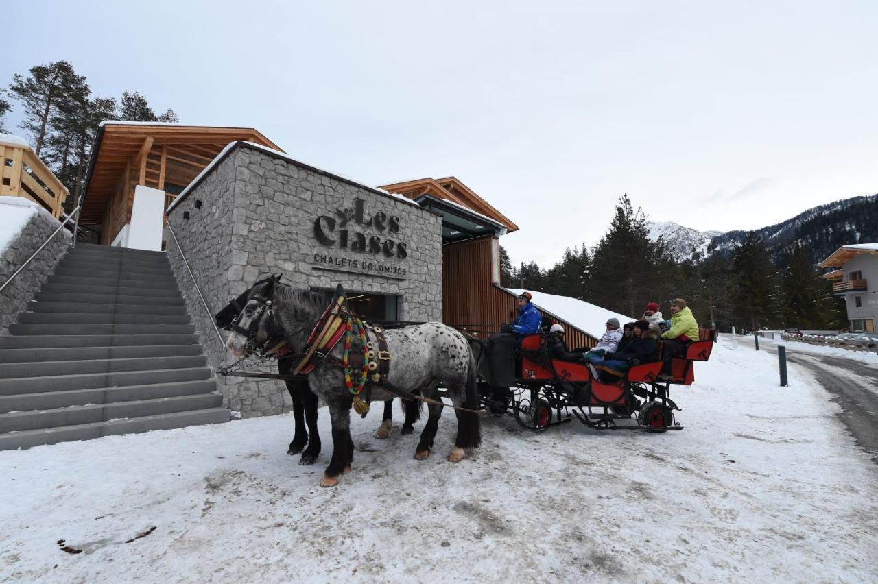 Les Ciases Chalets Dolomites St. Vigil Exterior foto