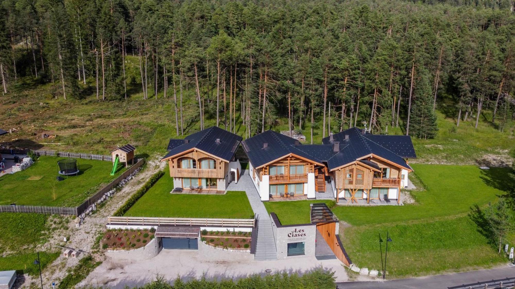 Les Ciases Chalets Dolomites St. Vigil Exterior foto