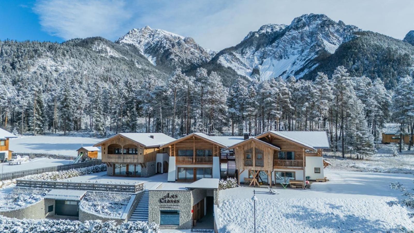 Les Ciases Chalets Dolomites St. Vigil Exterior foto